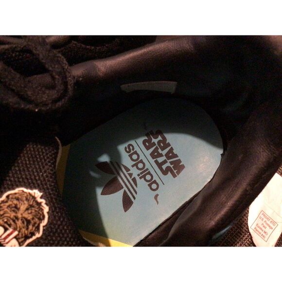 Men's ADIDAS SAMBA x STAR WARS REBEL ALLIANCE Sz 12 Black Yellow Blue Luke C3PO - Picture 9 of 11